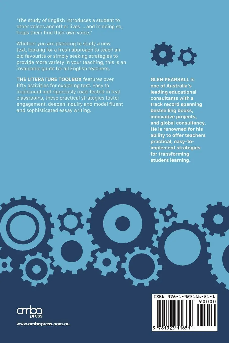 Rückseite: 9781923116511 | The Literature Toolbox | Practical Strategies for Exploring Texts