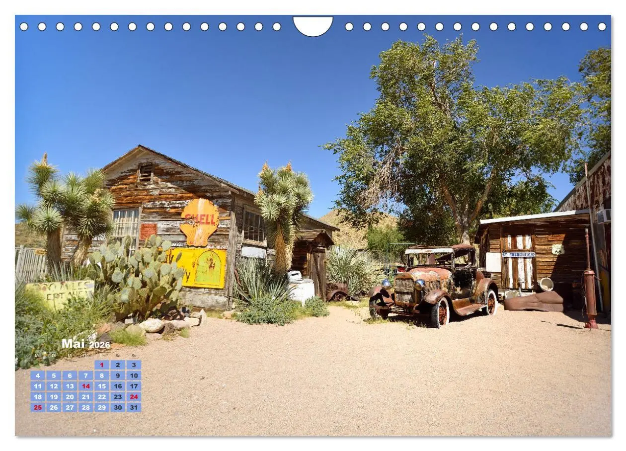 Bild: 9783457316511 | Historic Route 66 - National Scenic Byway (Wandkalender 2026 DIN A4...
