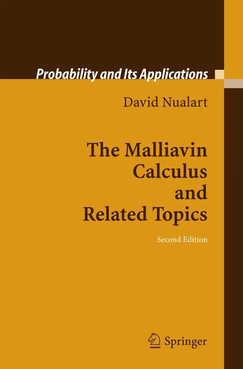 Cover: 9783642066511 | The Malliavin Calculus and Related Topics | David Nualart | Buch | xiv