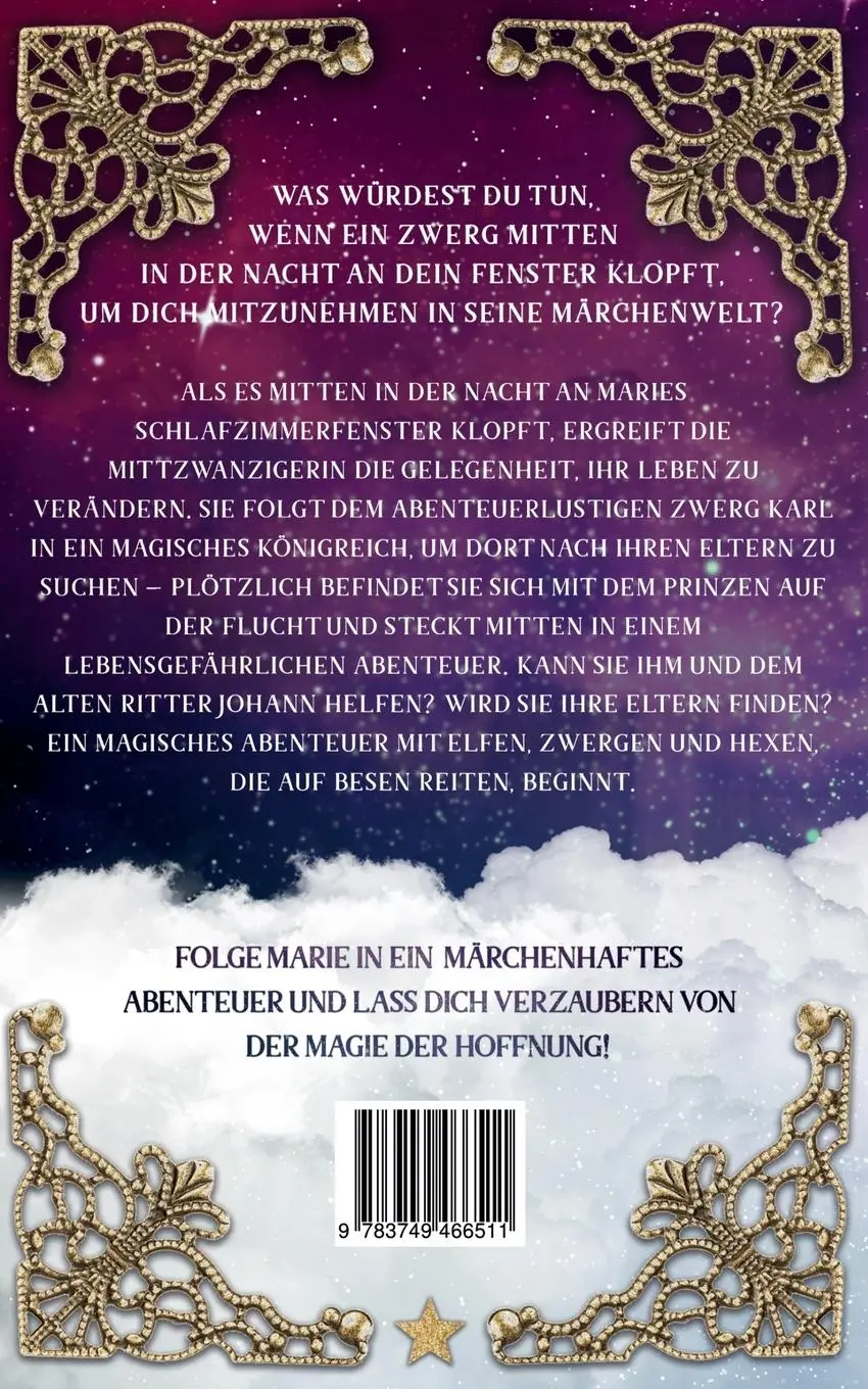 Rückseite: 9783749466511 | Sternmarie | Ein abenteuerliches Märchen | Jenny Völker | Taschenbuch
