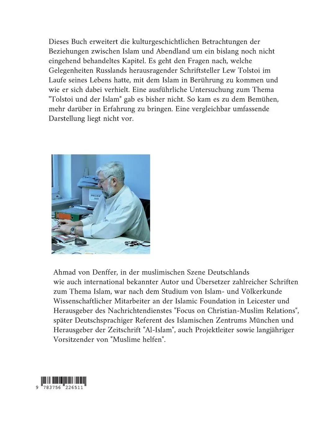 Rückseite: 9783756226511 | Tolstoi und der Islam | Ahmad Von Denffer | Taschenbuch | Paperback