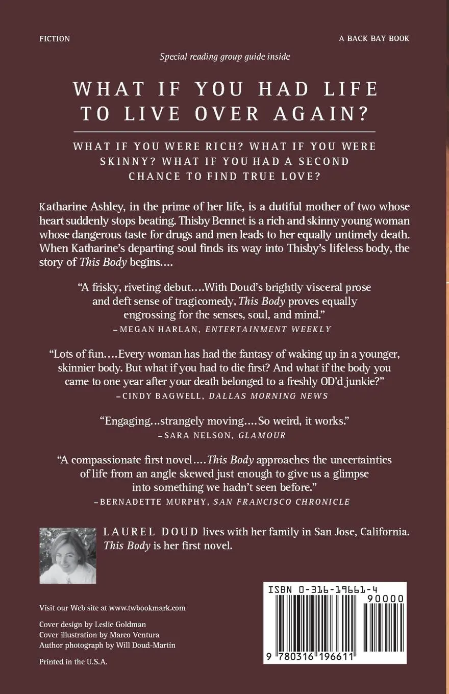 Rückseite: 9780316196611 | This Body | A Novel of Reincarnation | Laurel Doud | Taschenbuch