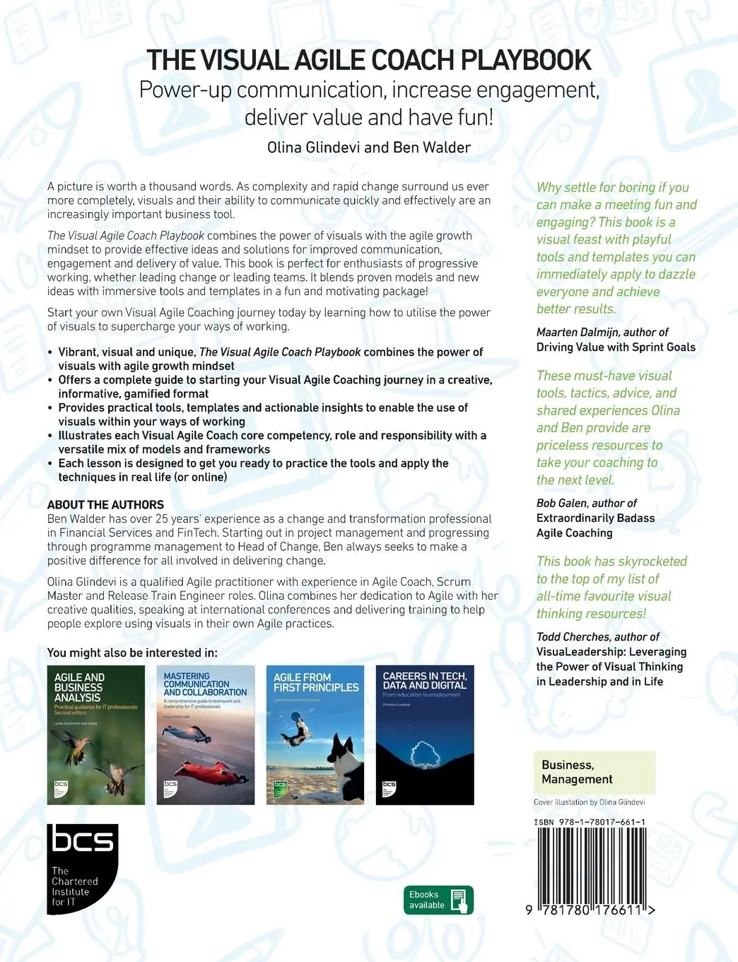 Rückseite: 9781780176611 | The Visual Agile Coach Playbook | Olina Glindevi (u. a.) | Taschenbuch