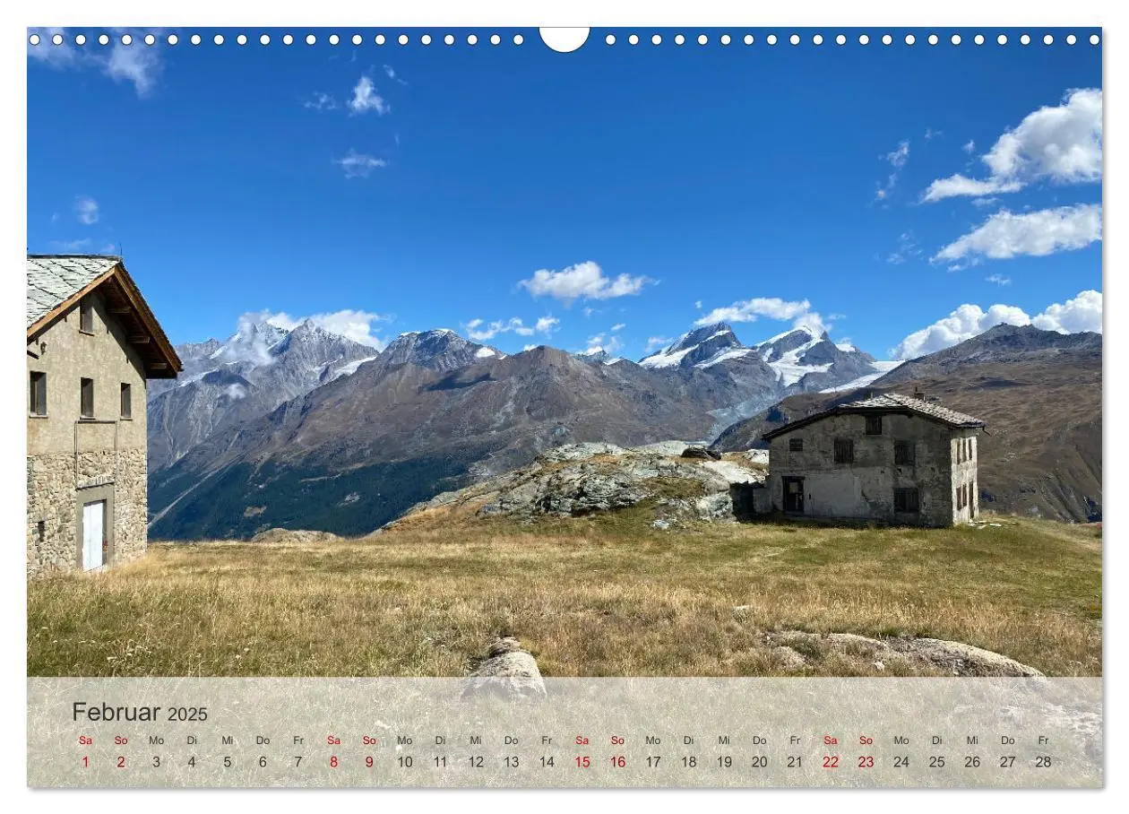 Bild: 9783457236611 | Alpenauszeit - Die Berghütten unserer Alpen (Wandkalender 2025 DIN...