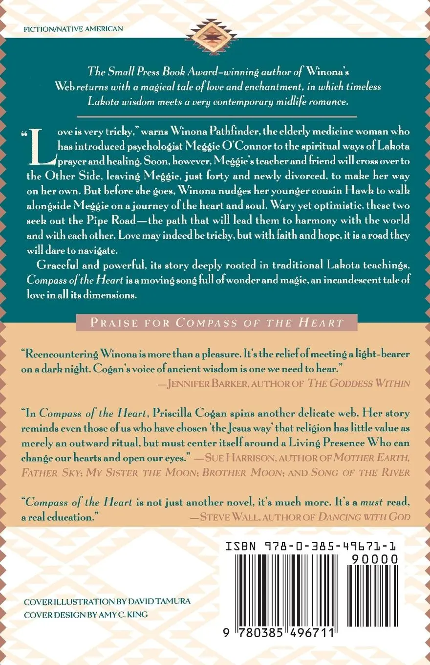 Rückseite: 9780385496711 | Compass of the Heart | A Novel Of Discovery | Priscilla Cogan | Buch