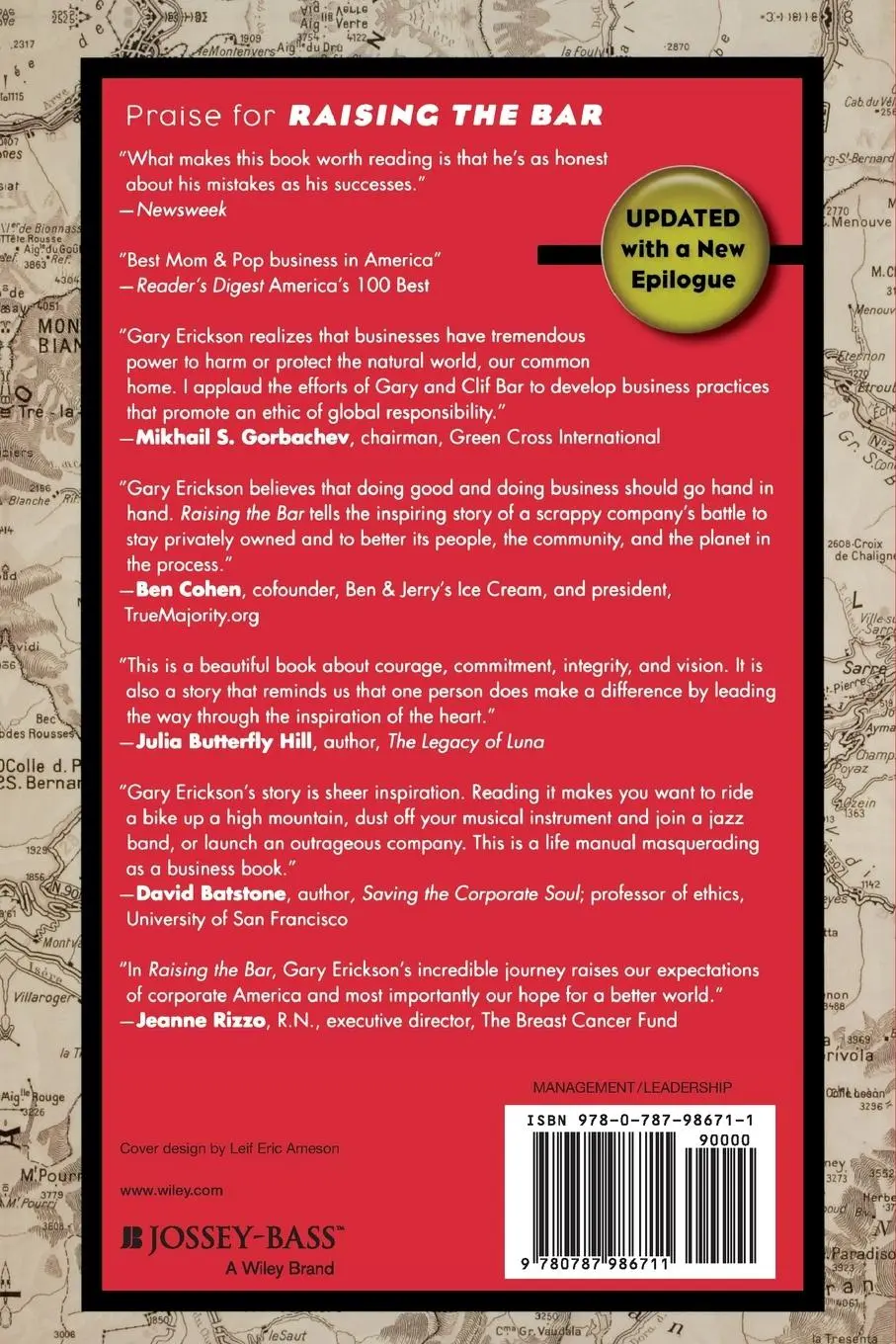 Rückseite: 9780787986711 | Raising the Bar | Gary Erickson | Taschenbuch | 368 S. | Englisch