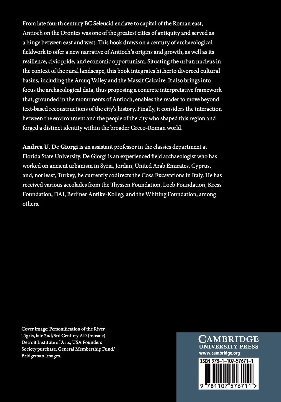 Rückseite: 9781107576711 | Ancient Antioch | Andrea U. De Giorgi | Taschenbuch | Englisch | 2018