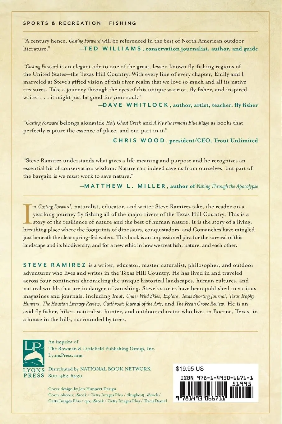 Rückseite: 9781493066711 | Casting Forward | Fishing Tales from the Texas Hill Country | Ramirez