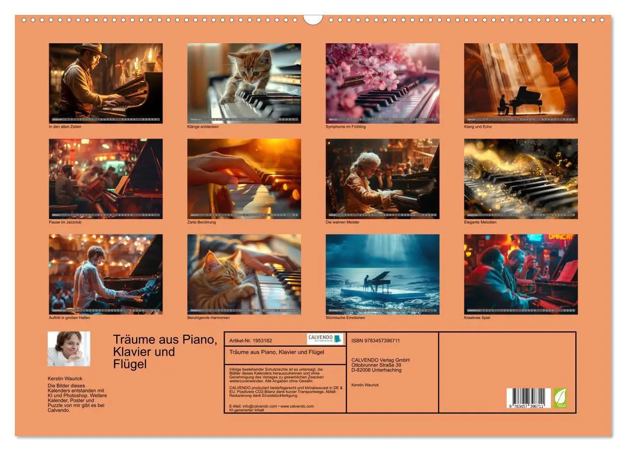 Bild: 9783457396711 | Träume aus Piano, Klavier und Flügel (Wandkalender 2026 DIN A2...