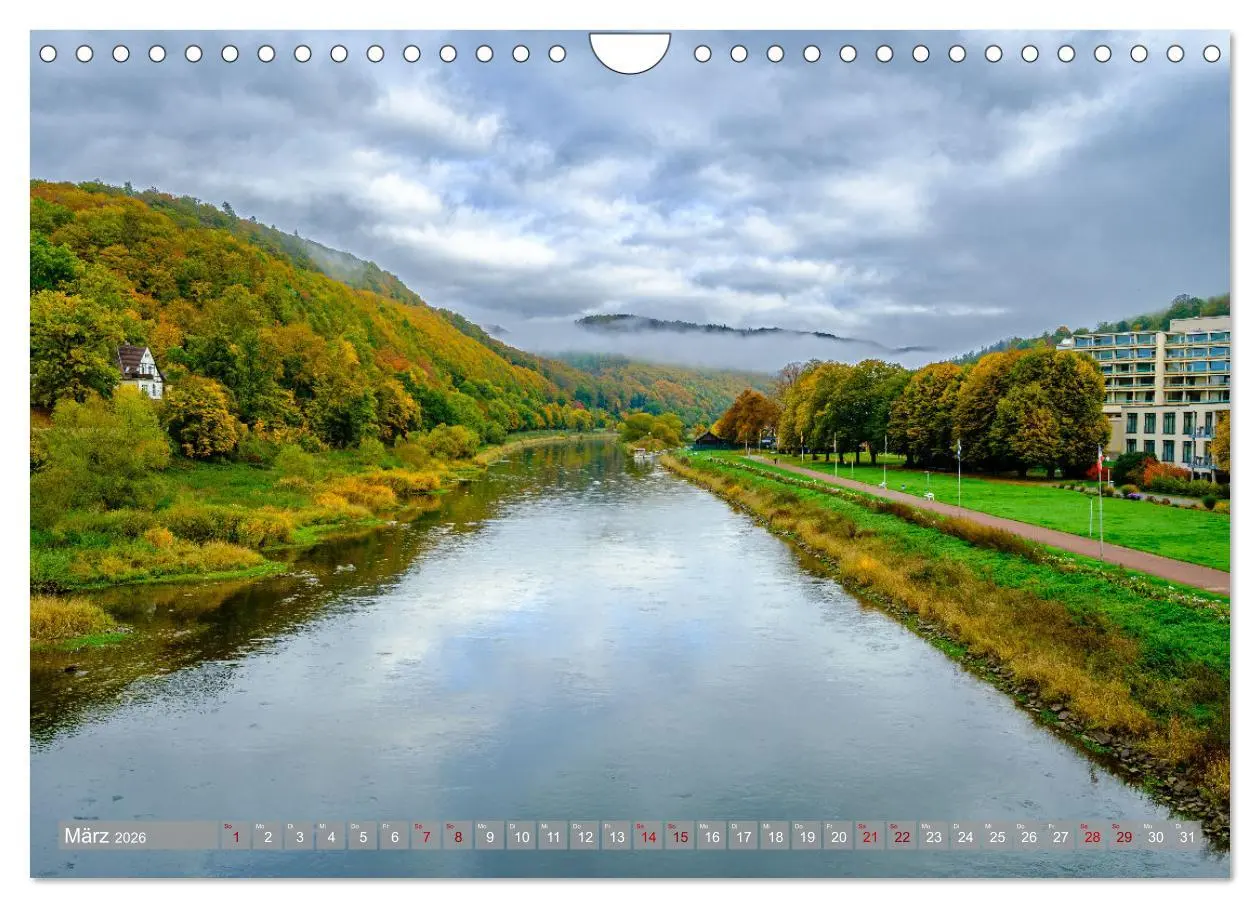 Bild: 9783457536711 | Ein Blick auf Bad Karlshafen (Wandkalender 2026 DIN A4 quer),...