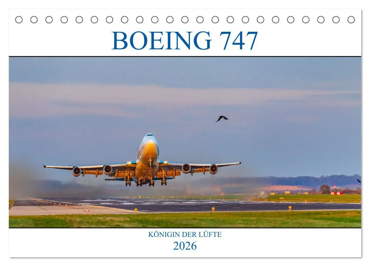 Cover: 9783457606711 | BOEING 747 - Königin der Lüfte (Tischkalender 2026 DIN A5 quer),...