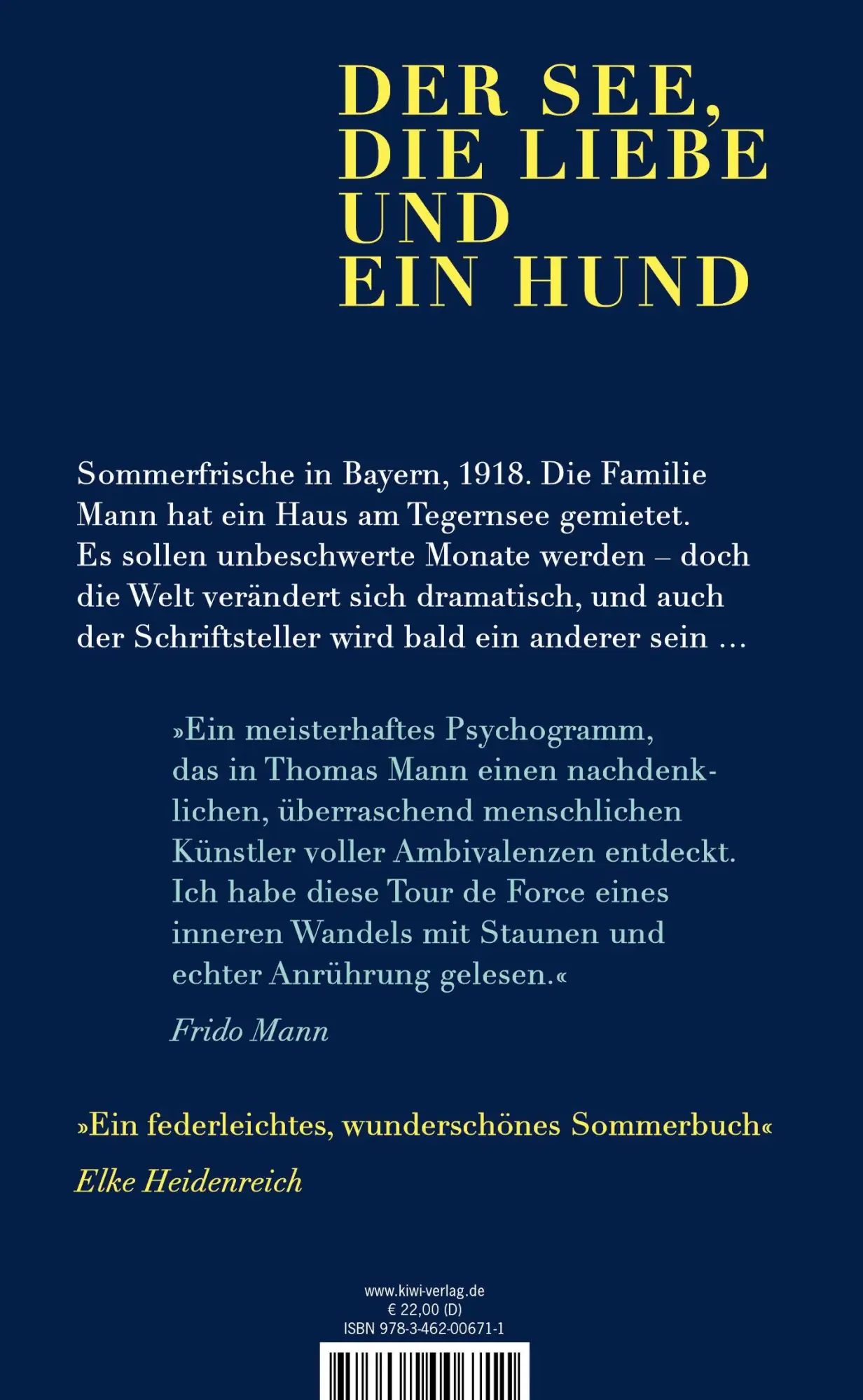 Rückseite: 9783462006711 | Thomas Mann macht Ferien | Kerstin Holzer | Buch | 208 S. | Deutsch