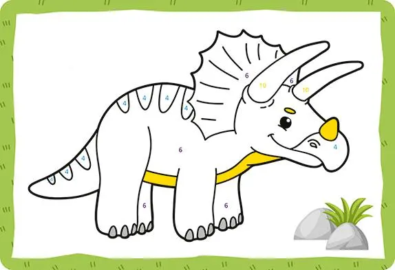 Bild: 9783817446711 | 50 Karten Malen nach Zahlen - Dinosaurier | Buch | 50 S. | Deutsch