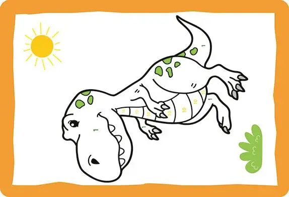 Bild: 9783817446711 | 50 Karten Malen nach Zahlen - Dinosaurier | Buch | 50 S. | Deutsch