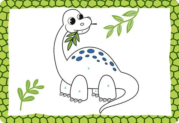 Bild: 9783817446711 | 50 Karten Malen nach Zahlen - Dinosaurier | Buch | 50 S. | Deutsch
