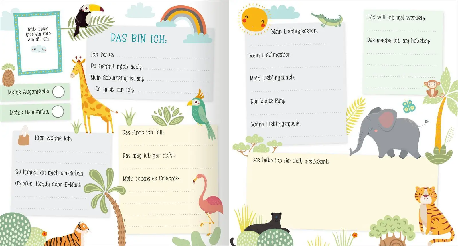 Bild: 4014489136811 | Alle meine Freunde - Katzen Mit über 300 Stickern | Buch | 64 S.