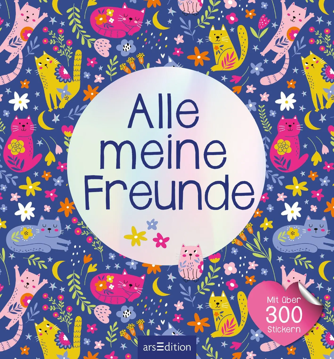 Bild: 4014489136811 | Alle meine Freunde - Katzen Mit über 300 Stickern | Buch | 64 S.