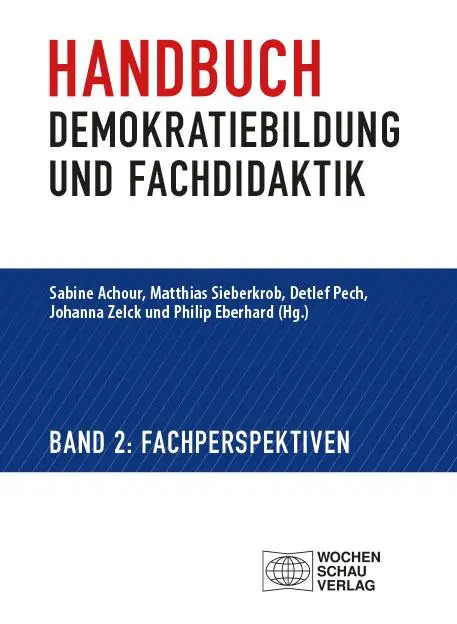 Cover: 9783734416811 | Handbuch Demokratiebildung und Fachdidaktik | Band 2: Fachperspektiven