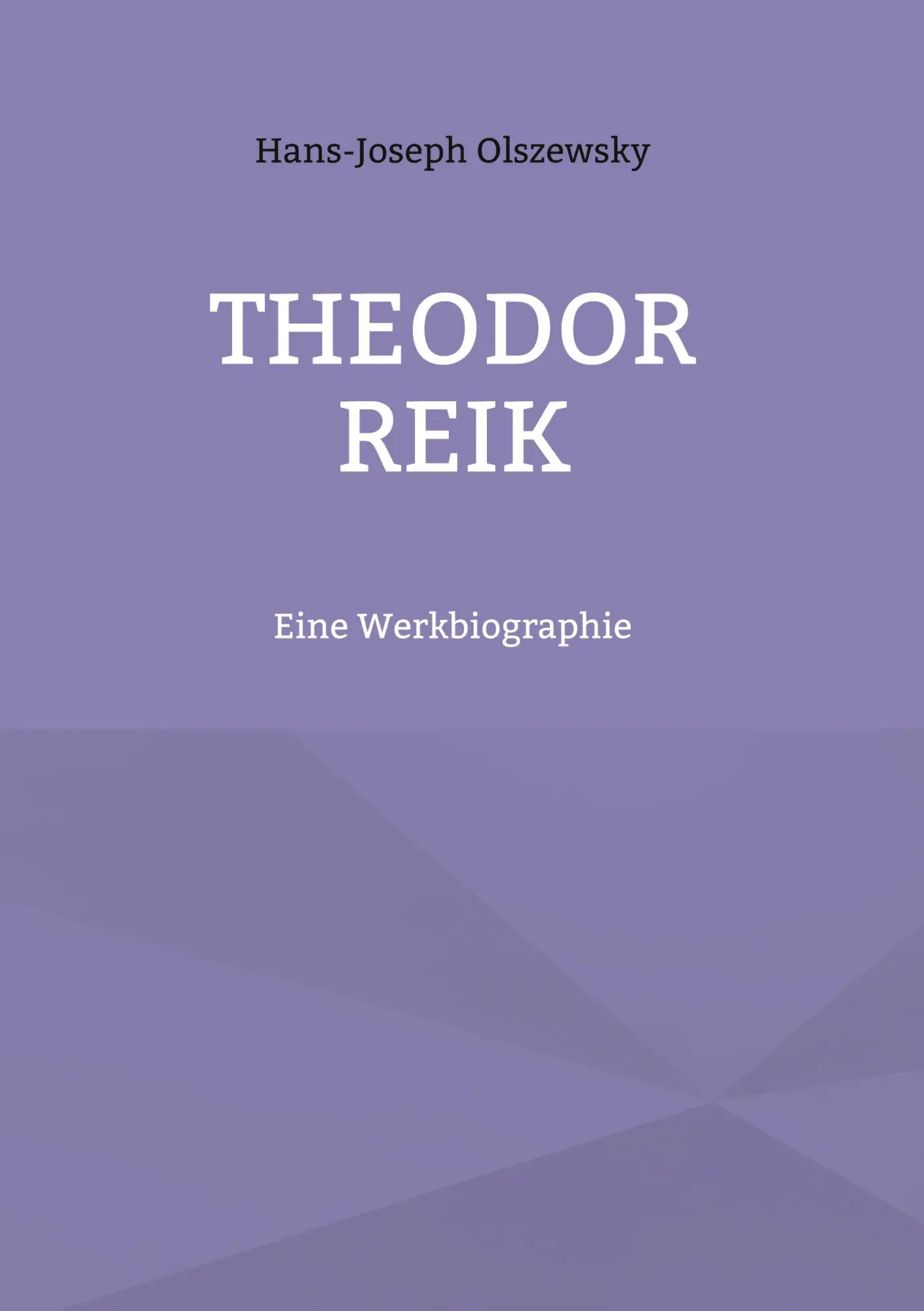 Cover: 9783769306811 | Theodor Reik | Eine Werkbiographie | Hans-Joseph Olszewsky | Buch