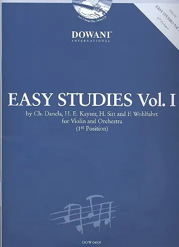 Cover: 9783905476811 | Easy Studies Vol. 1 (1st Position) | for Violin and Orchestra | 2005