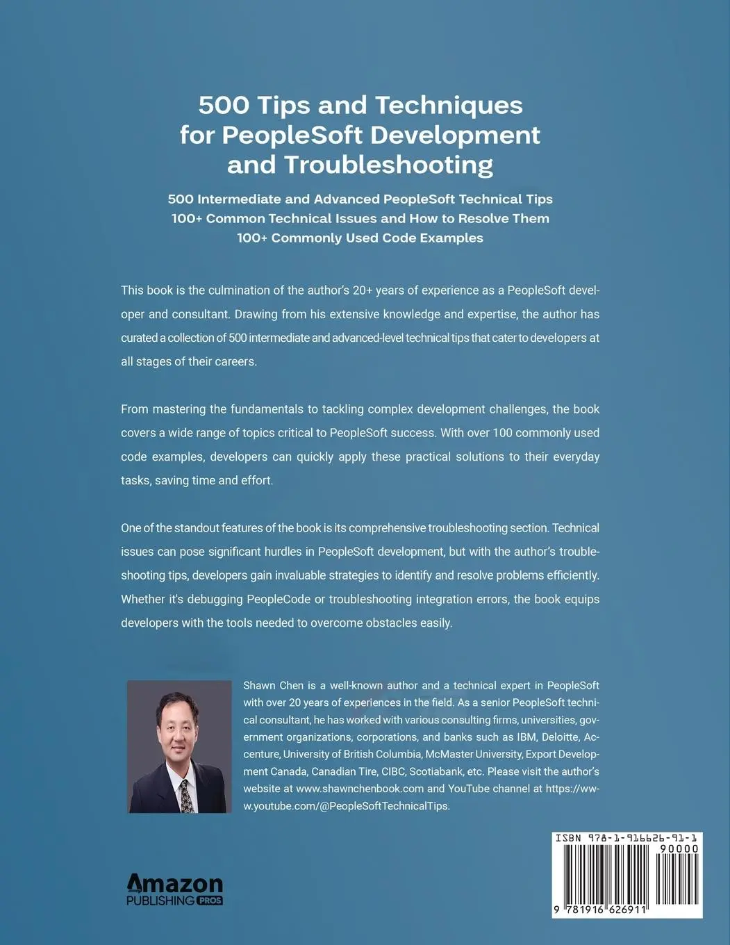 Rückseite: 9781916626911 | 500 Tips and Techniques for Peoplesoft Development and Troubleshooting