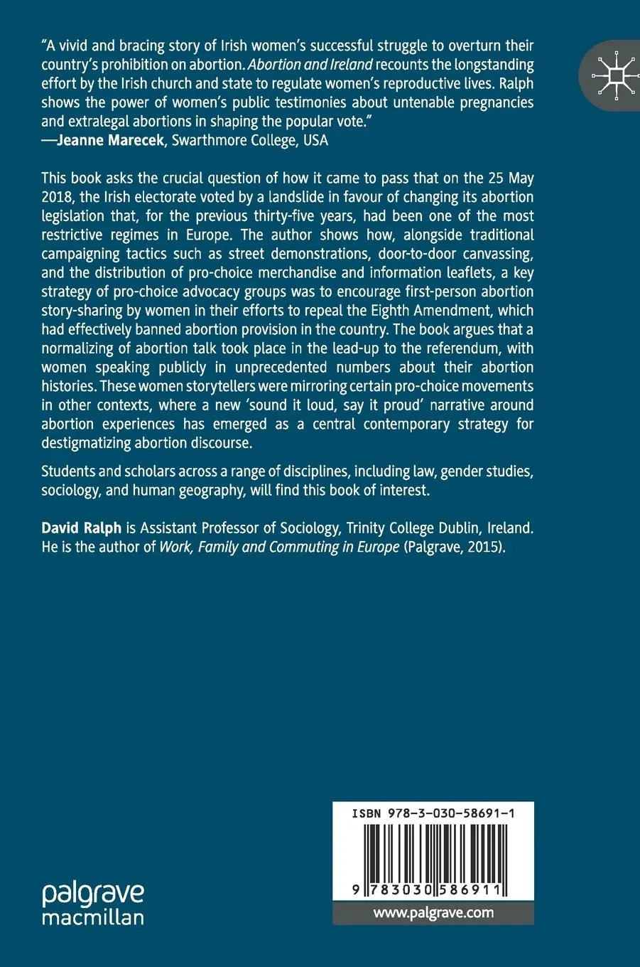 Rückseite: 9783030586911 | Abortion and Ireland | How the 8th Was Overthrown | David Ralph | Buch