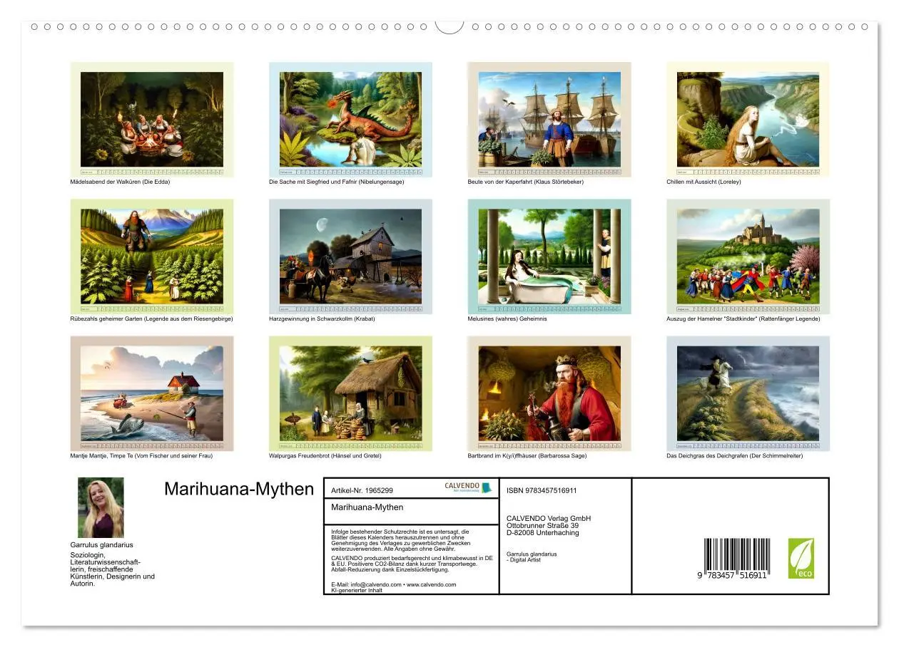 Bild: 9783457516911 | Marihuana-Mythen (hochwertiger Premium Wandkalender 2026 DIN A2...