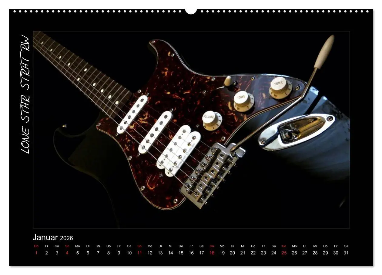 Bild: 9783516156911 | ROCKGITARREN in Szene gesetzt (Wandkalender 2026 DIN A2 quer),...