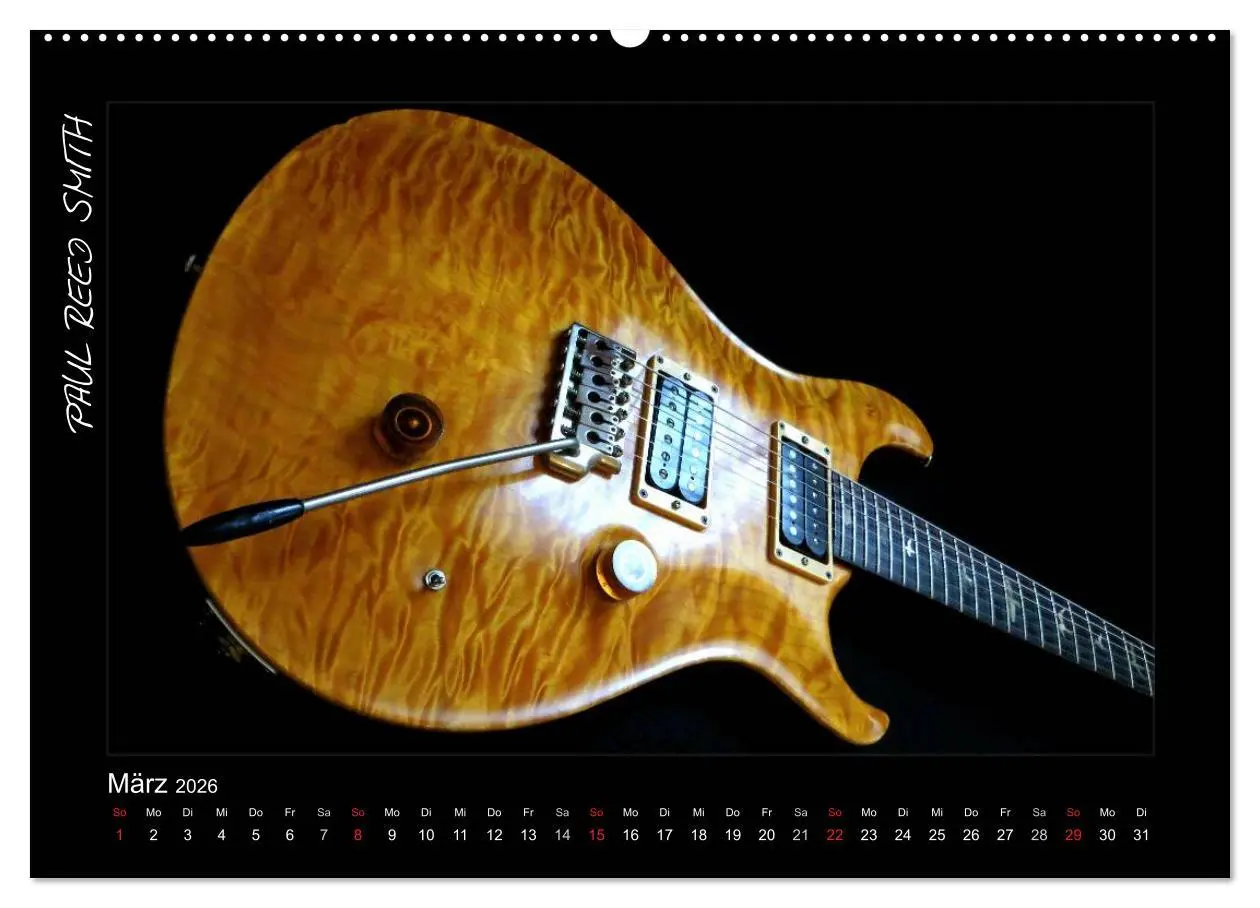Bild: 9783516156911 | ROCKGITARREN in Szene gesetzt (Wandkalender 2026 DIN A2 quer),...