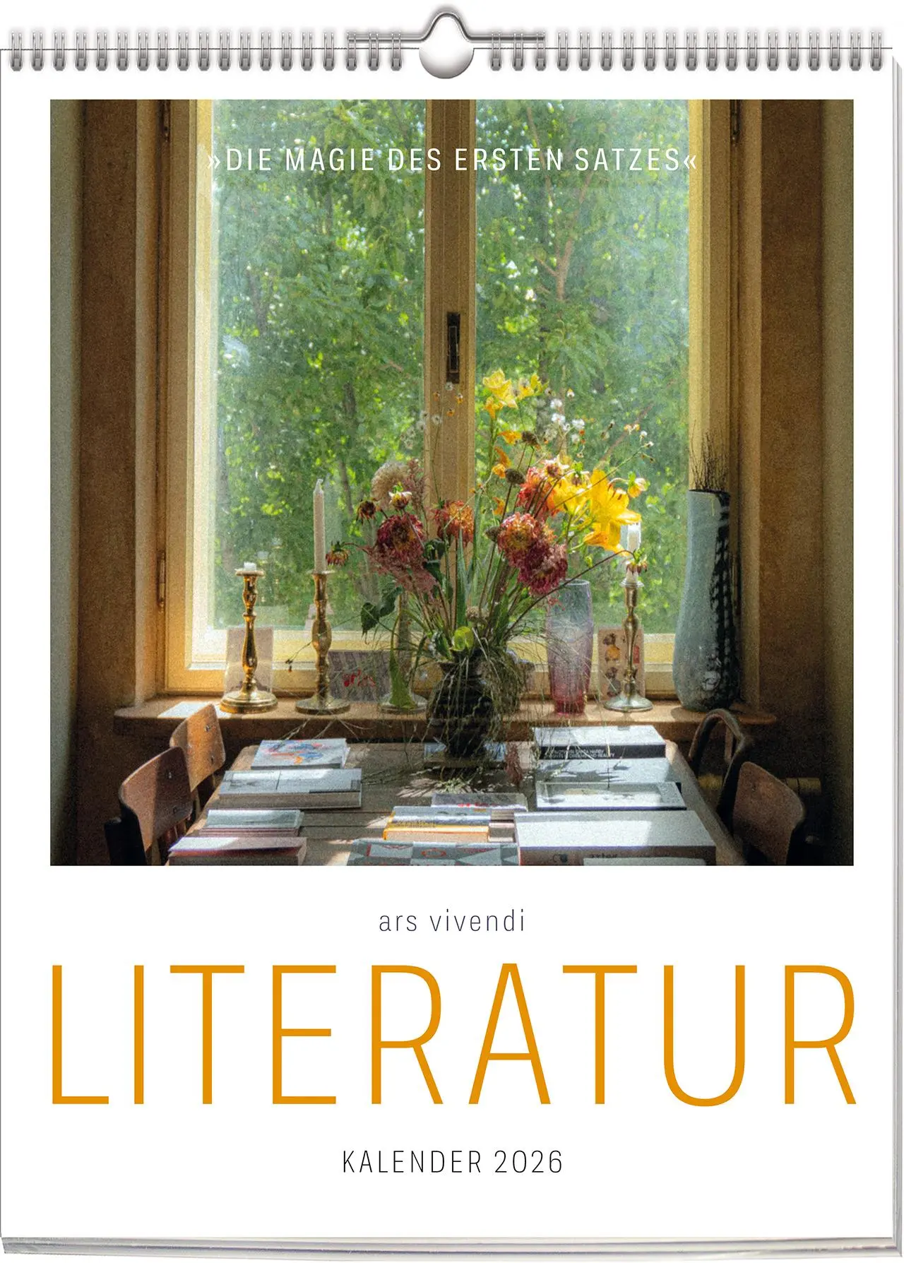 Cover: 9783747206911 | ars vivendi Literatur Kalender 2026 | Wochenkalender | Vivendi Ars