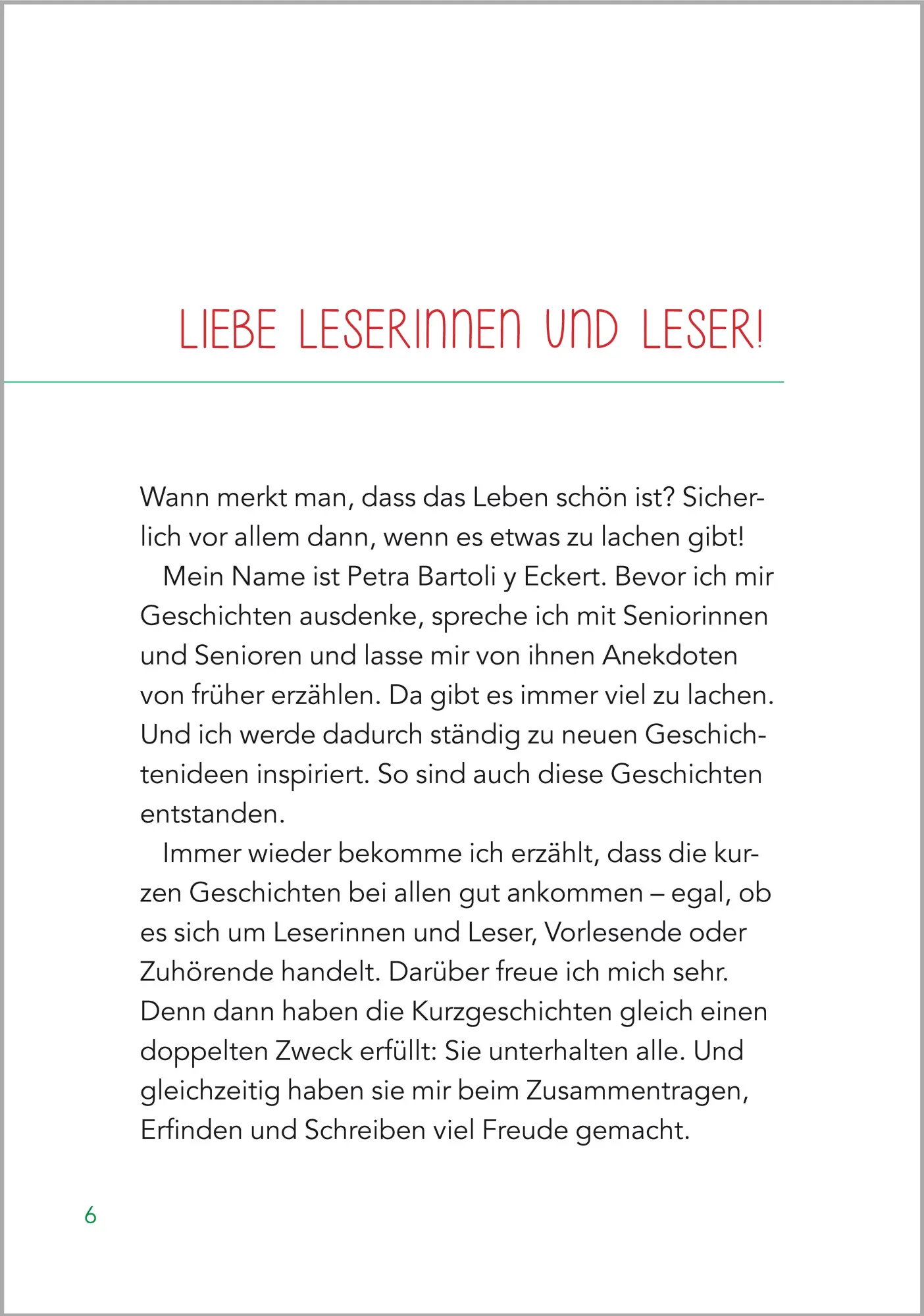 Bild: 9783948106911 | Schmunzelgeschichten | Kurzgeschichten für Senioren. Großdruck | Buch