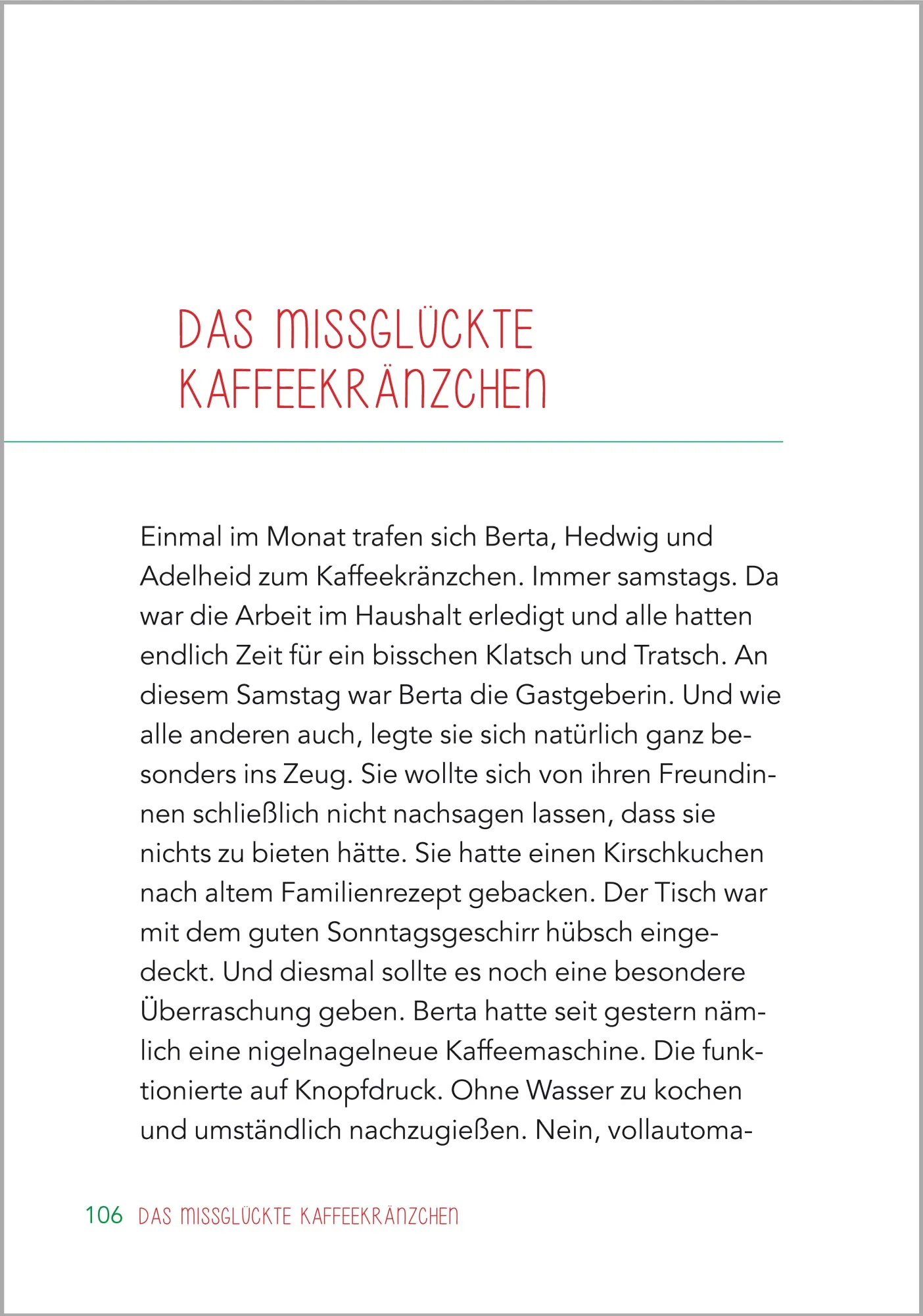 Bild: 9783948106911 | Schmunzelgeschichten | Kurzgeschichten für Senioren. Großdruck | Buch