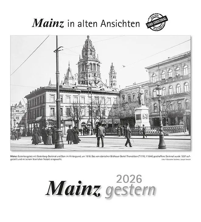 Cover: 9783961666911 | Mainz gestern 2026 | Mainz in alten Ansichten | Kalender | 13 S.