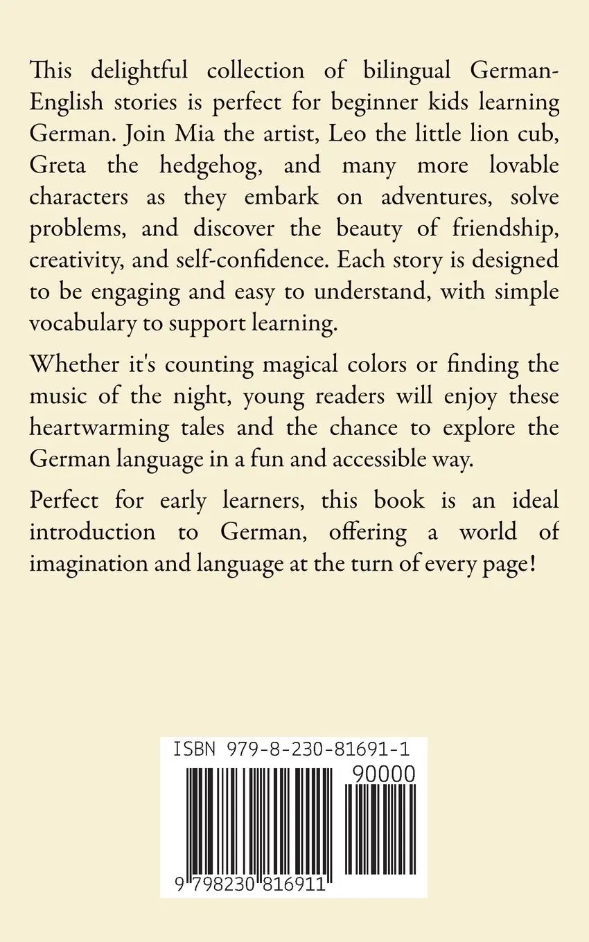 Rückseite: 9798230816911 | Karl Beetle Can't Sleep And Other Bilingual German-English...
