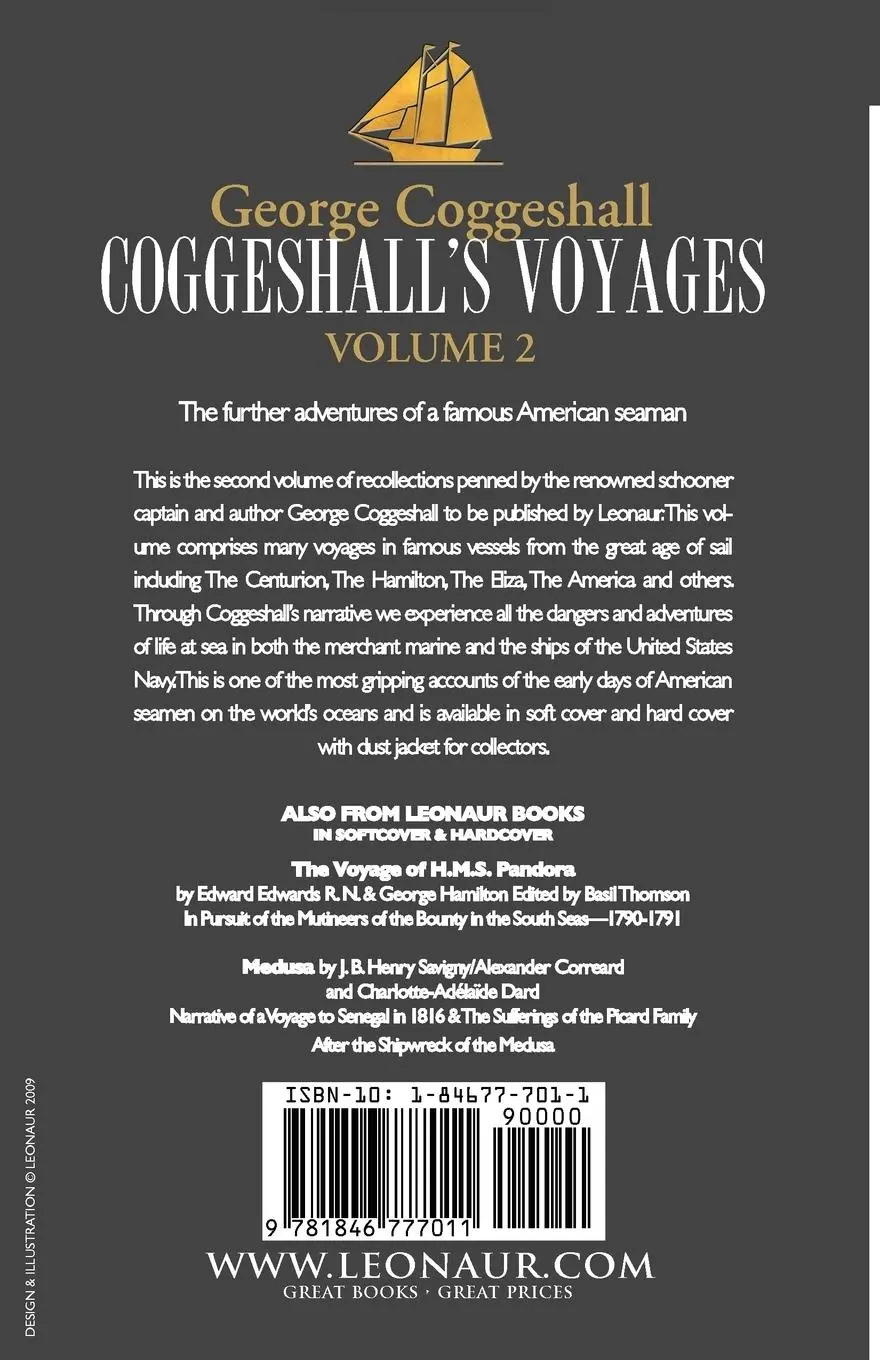 Rückseite: 9781846777011 | Coggeshall's Voyages | George Coggeshall | Taschenbuch | Englisch