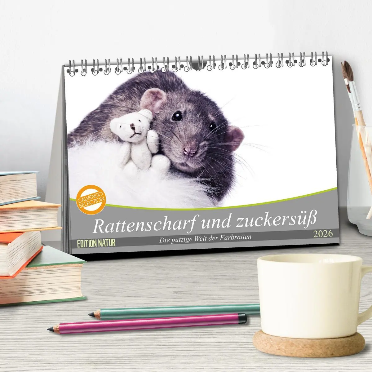 Bild: 9783457887011 | Rattenscharf und zuckersüß (Tischkalender 2026 DIN A5 quer),...