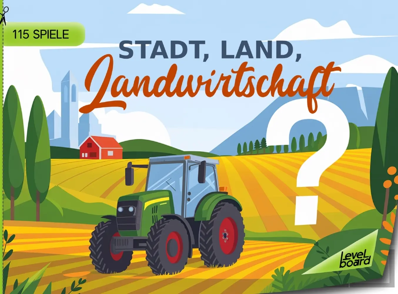 Cover: 9783693197011 | Stadt, Land, Landwirtschaft - 115 Spielblöcke | levelBoard Spiele