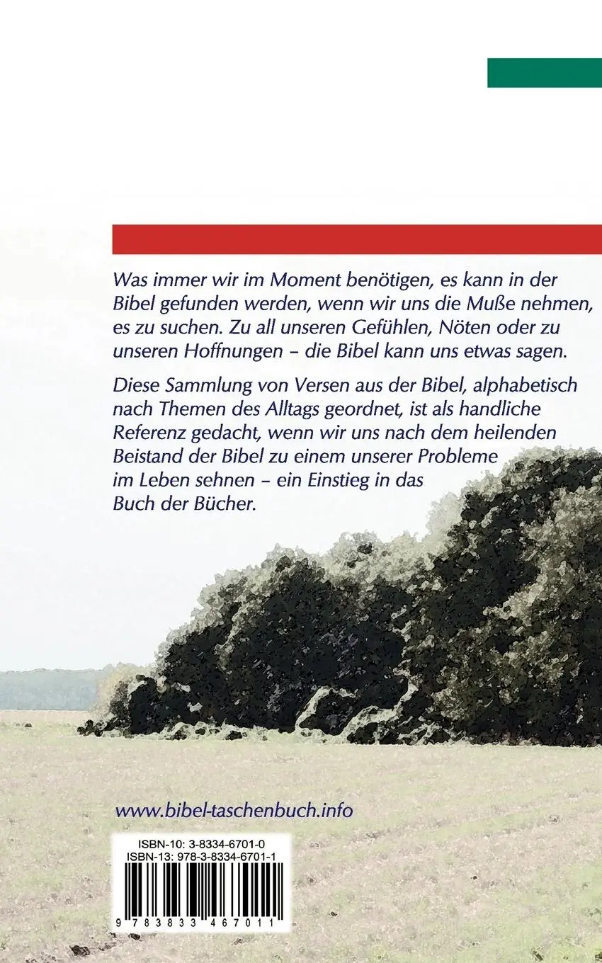 Rückseite: 9783833467011 | Das Bibel Taschenbuch | Ein Begleiter für jeden Tag | Haßiepen | Buch