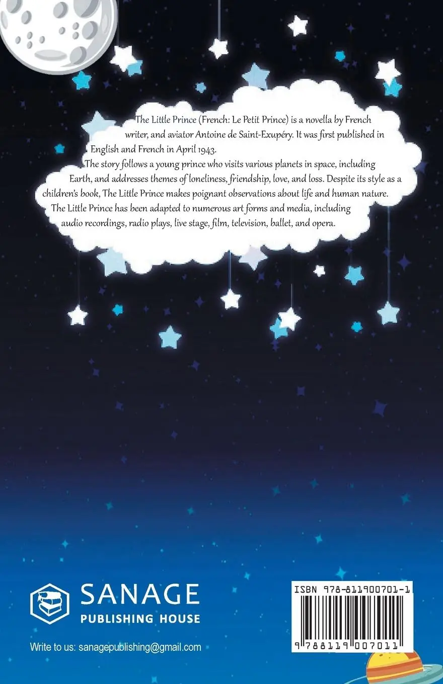 Rückseite: 9788119007011 | The Little Prince | Antoine De Saint-Exupery | Taschenbuch | Englisch