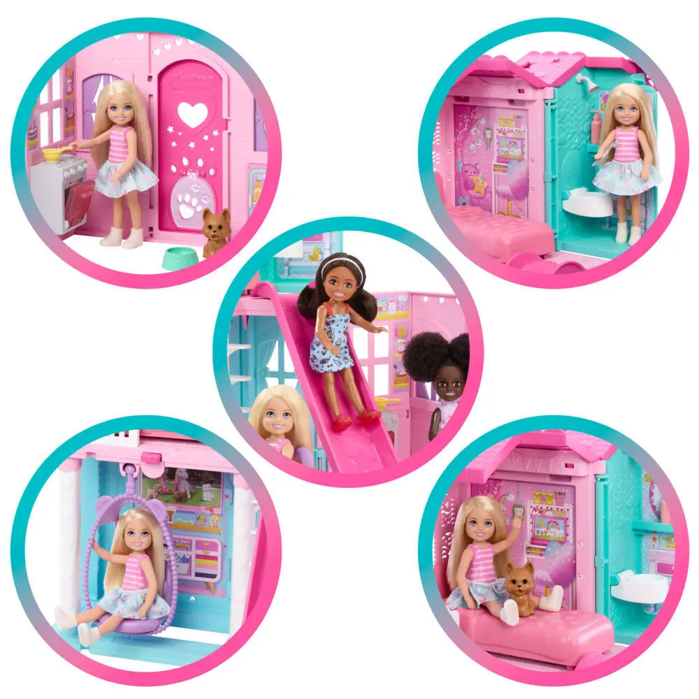 Bild: 194735307111 | Barbie aufklappbares Chelsea Pop-Up-Haus | Offene Verpackung | JFW49