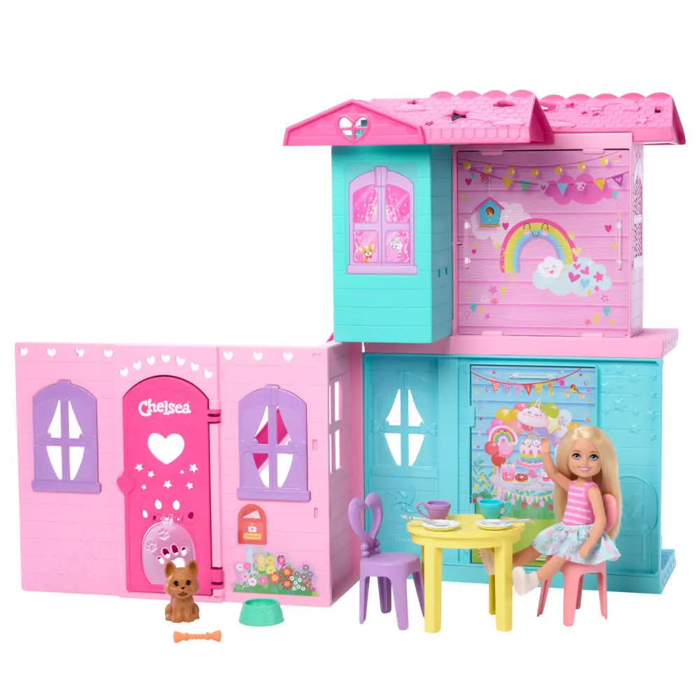 Bild: 194735307111 | Barbie aufklappbares Chelsea Pop-Up-Haus | Offene Verpackung | JFW49