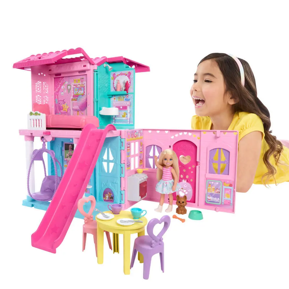 Bild: 194735307111 | Barbie aufklappbares Chelsea Pop-Up-Haus | Offene Verpackung | JFW49