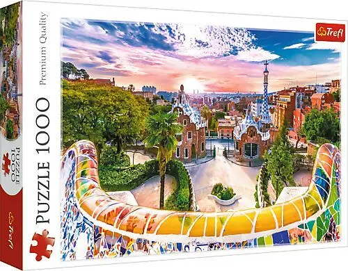 Cover: 5900511107111 | Puzzle 1000 Sonnenuntergang in Barcelona, Spanien | Spiel | 10711