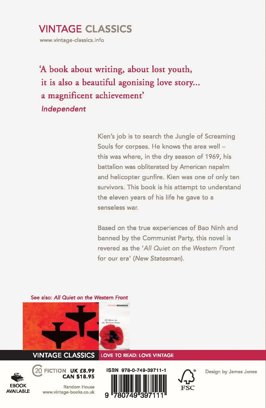 Rückseite: 9780749397111 | The Sorrow of War | Bao Ninh | Taschenbuch | Kartoniert / Broschiert