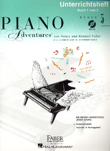 Cover: 9781616777111 | Piano Adventures: Unterrichtsheft Stufe 5 mit CD | Faber | Buch + CD