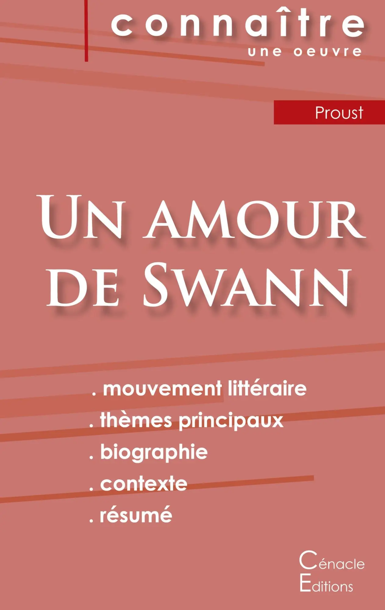 Cover: 9782367887111 | Fiche de lecture Un amour de Swann de Marcel Proust (analyse...