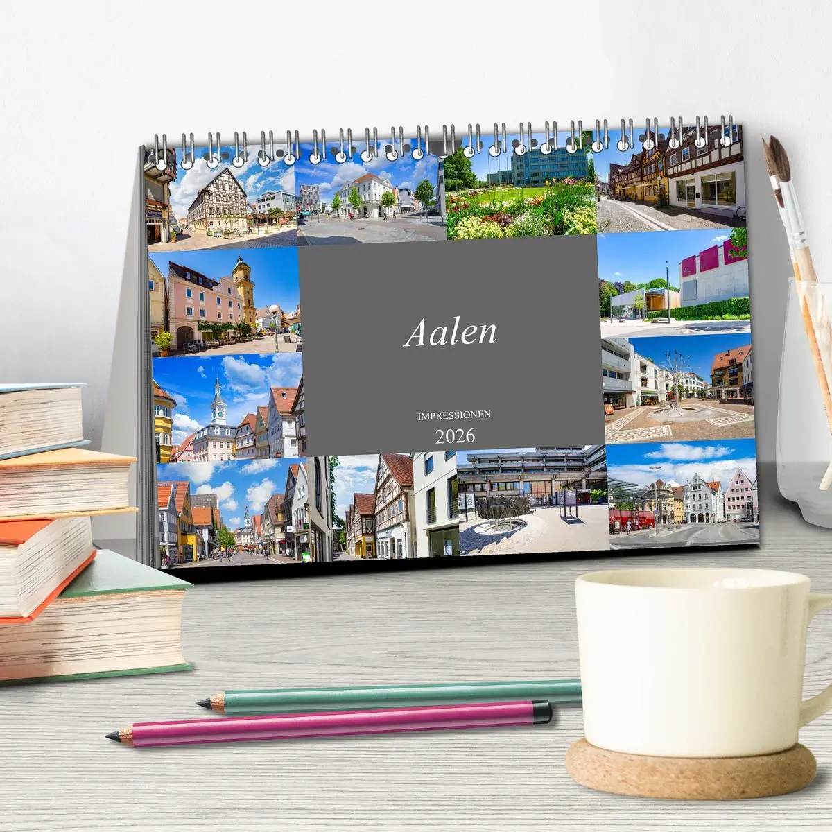 Bild: 9783457637111 | Aalen Impressionen (Tischkalender 2026 DIN A5 quer), CALVENDO...