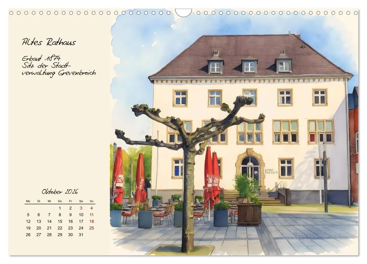 Bild: 9783516727111 | Rundgang durch Grevenbroich (Wandkalender 2026 DIN A3 quer),...