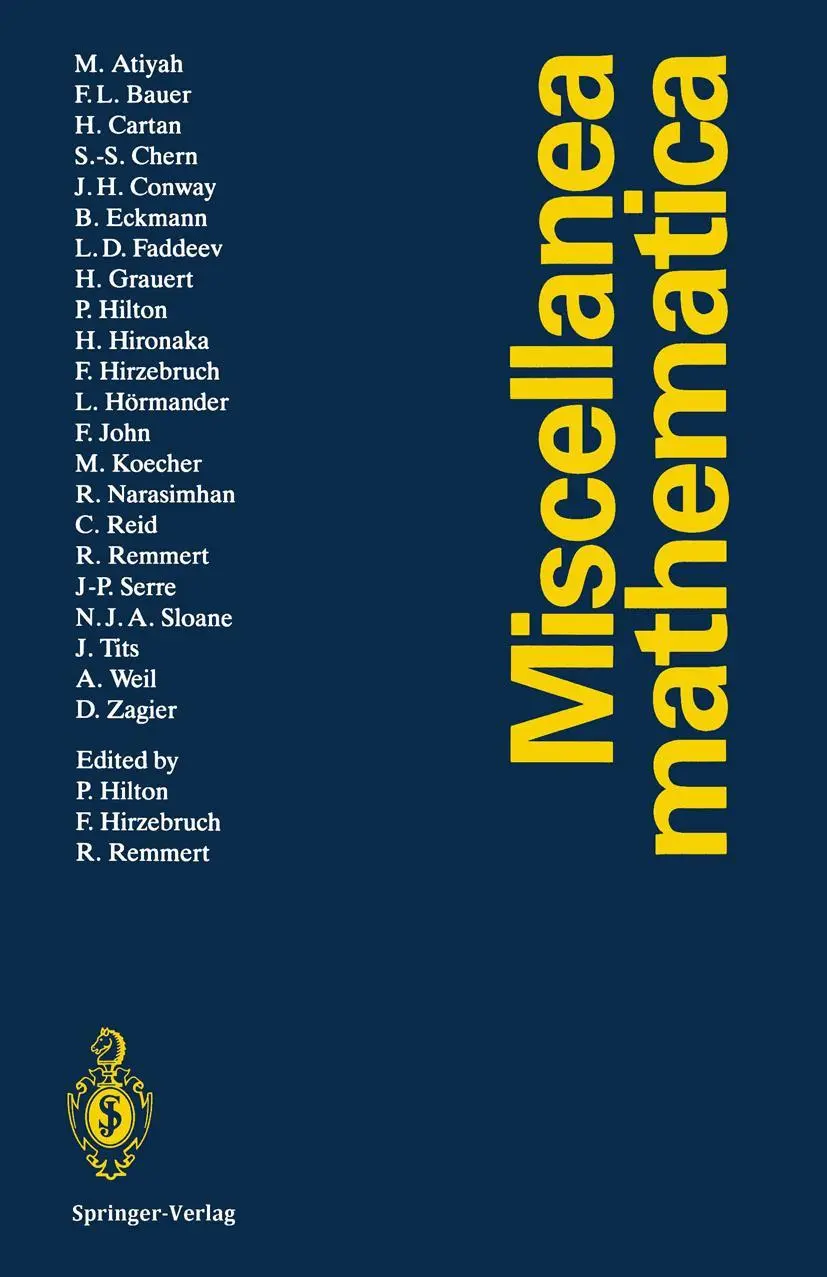 Cover: 9783642767111 | Miscellanea Mathematica | Peter Hilton (u. a.) | Taschenbuch | xiii