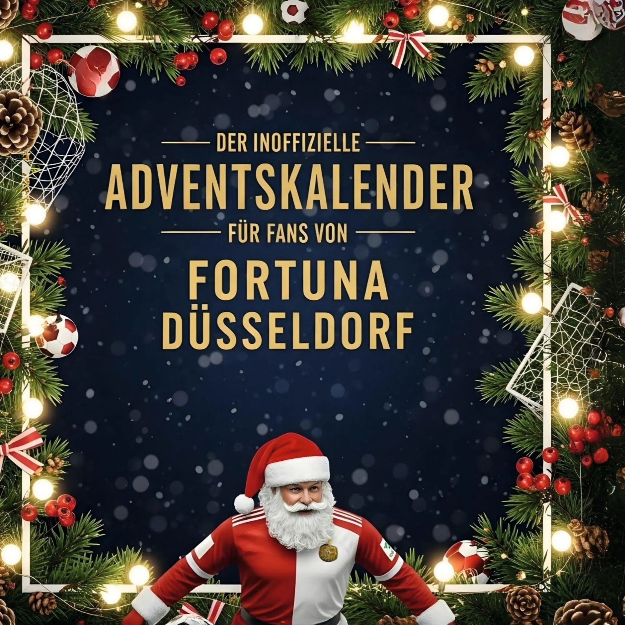 Cover: 9783695307111 | Der inoffizielle Adventskalender für Fans von Fortuna Düsseldorf